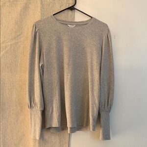 Caslon Heather Gray Knit Top
